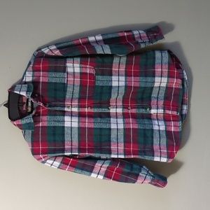 Red & Green Flannel Shirt - Kidswear - Size: Large